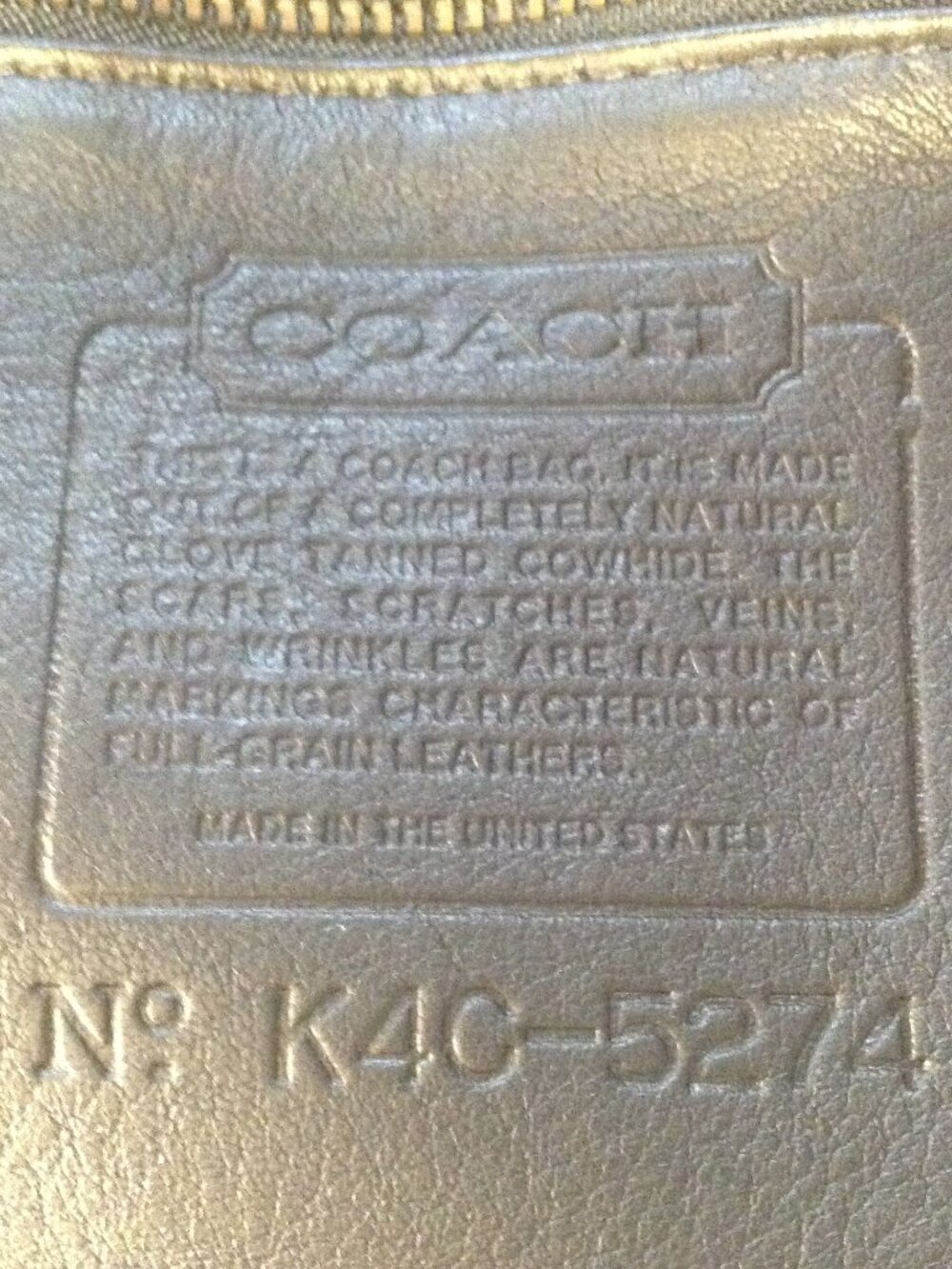 VTG 90 Coach Lexington Essex Metropolitan Briefcase K4C-5274, Professional Chic - Picture 6 of 6